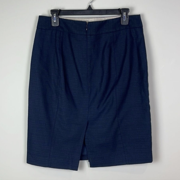 J. Crew navy blue pencil skirt size 8 - Picture 2 of 5